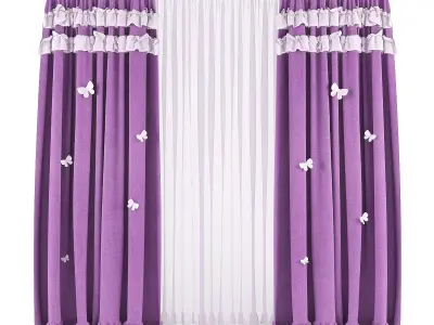 Curtain 3D model 33 3D model