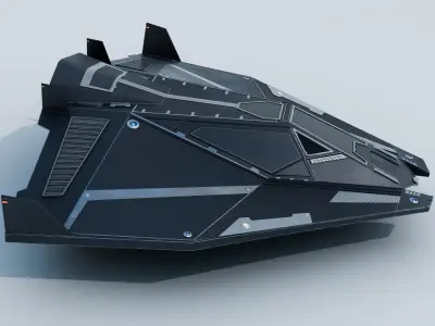  Futuristic Spaceship 01 