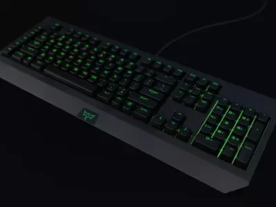 Keyboard Low-poly 3D model