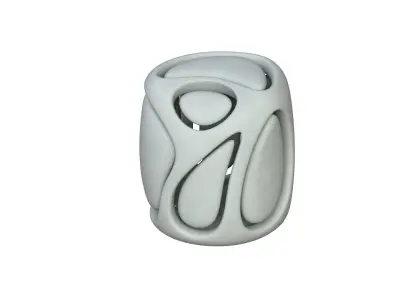 SciFi Cube Object No 68513 Low Poly Shape Low-poly 3D model