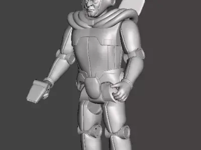 STL File 3D Ewoks Dr Raygar 3D print model  3D print model