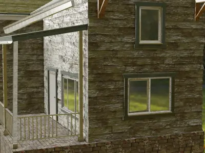 abandoned house 3D model