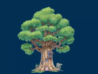 Plant - Tree House - Building 02 3D model