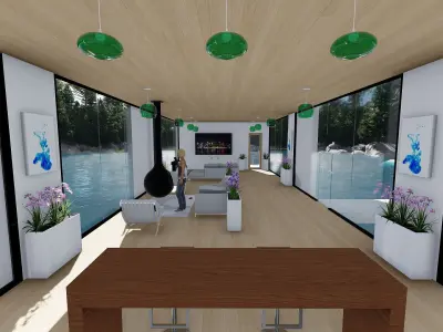 House on the Lake 3D model