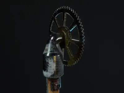 Gear Crusher Low-poly 3D model