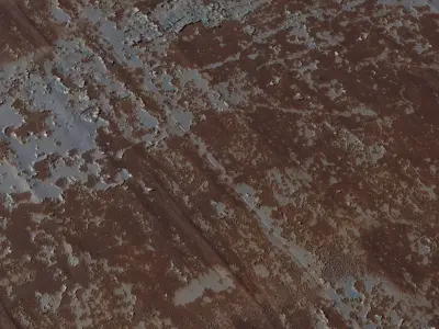 Rusty Peeling Paint Metal Texture