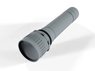 Flashlight Low-poly 3D model