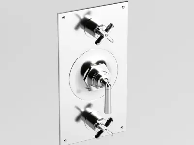 Henry waterworks bathroom accessories 3D model