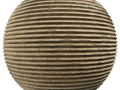 Ribbed Concrete wall 02- Seamless Texture