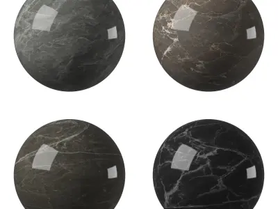 Marble Porcelain tiles - set 50 Texture