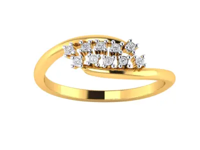 Women Ring Render 3dm STL MTL SLC JCD OBJ FBX Details 3D print model 9
