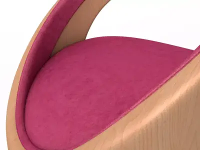 modern Tube Chair collection 2 3D model