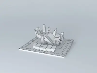 War monument 3D model