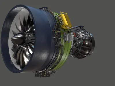  Airliner Jet Engine 
