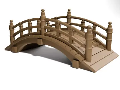 Japanese bridges 3D print model