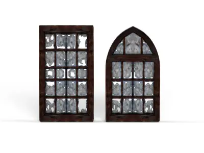Medieval windows  3D model
