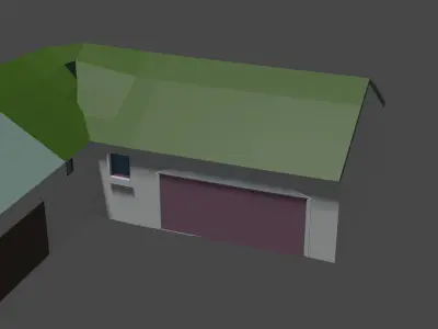 Cedric House Free low-poly 3D model