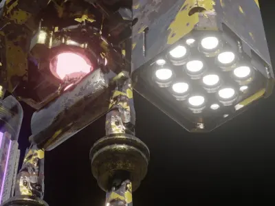 SCIFI-Mecha Robot 3D model