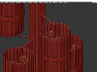 Luxxu Liberty Chandelier Low-poly 3D model