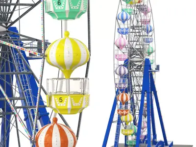 Ferris Wheel Kissimmee Old Town 3D model