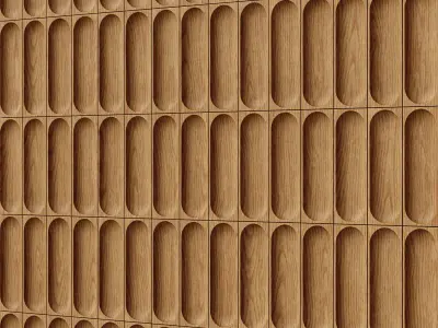 Wood Panel Wall Tile 02 - Seamless Texture