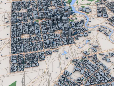 Adelaide City Australia 3D model