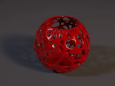 Beautiful vase decor 3D print model shop