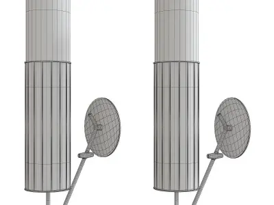 Jamie Young Torino Wall Sconce Low-poly 3D model