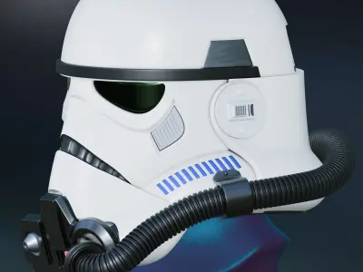 Magma Stormtrooper Helmet 3D print model