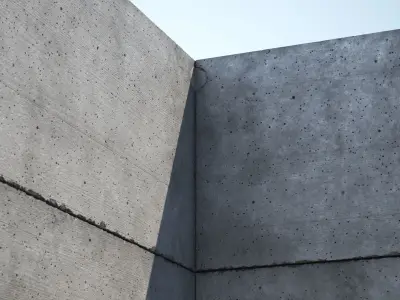 Bare concrete slab wall texture large surface Texture