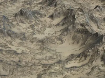 Landscape 79 Low-poly 3D model