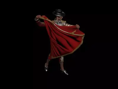 bullfighting 3D model