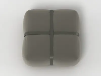 Ivano Redaelli Harper Pouf Low-poly 3D model