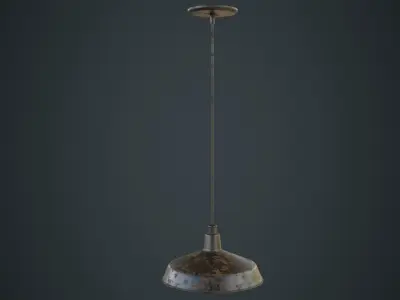 Hanging Lamp 2C Low-poly 3D model