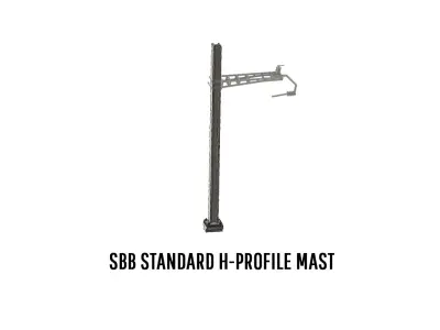 CAT-0005 Catenary set for Switzerland H0-scale 3D print model