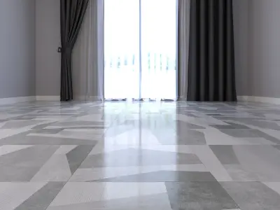 Marble Floor Set 6 3D model