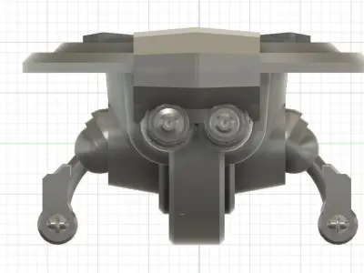 CS3-062023 Concept Fighter Starship 3D print model