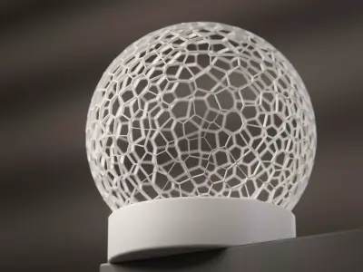4 3D Printable Lamps 3D print model