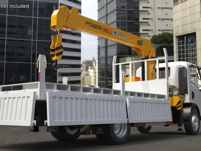  ISUZU NPR Manipulator Truck Crane Rigged 