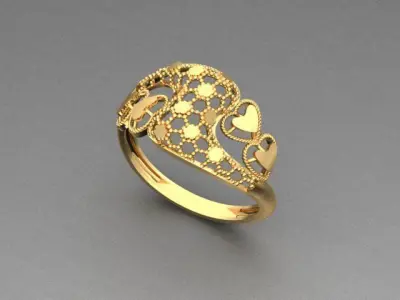 Light ring 3D print model 6