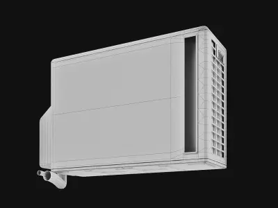 Sci-Fi Air conditioner 01 3D model