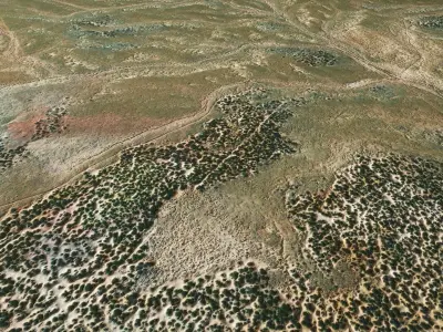 Landscape Terrain Surface Environment PBR 17 Low-poly 3D model