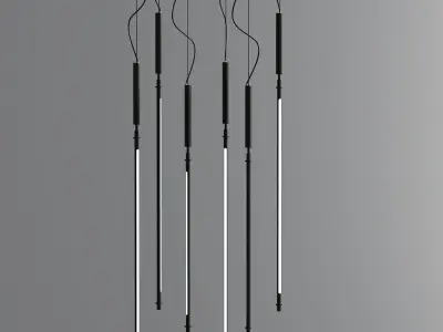 Modern Led Ceiling Light Collection 3D model