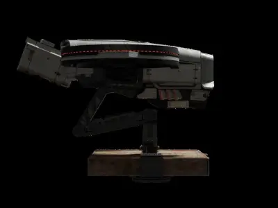 Sci fi delivery drone 3D model