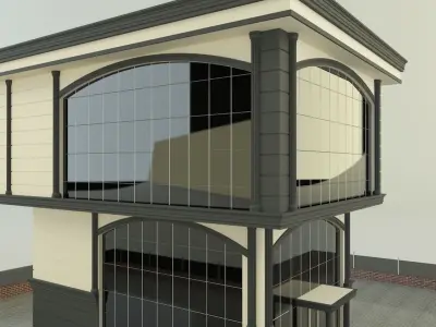 office building 581 model 3D model