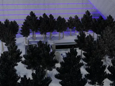 SNOWY COMPOUND Free 3D model