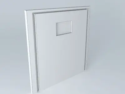 Resident Evil 4 Locked Metal Door 3D model