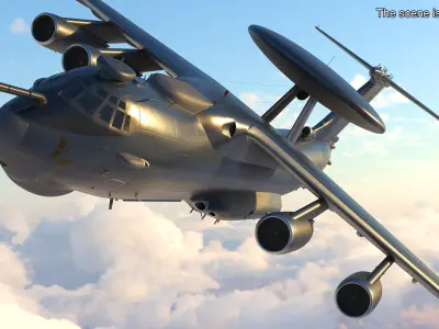  Aerial Reconnaissance Aircraft in Flight 