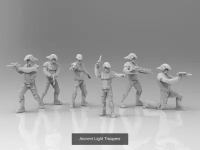 Ancient Light Army Collection 3D Model Pack