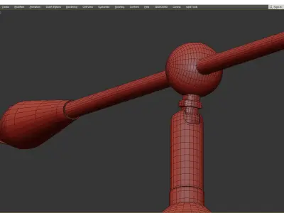 GENESIS SCONCE Low-poly 3D model